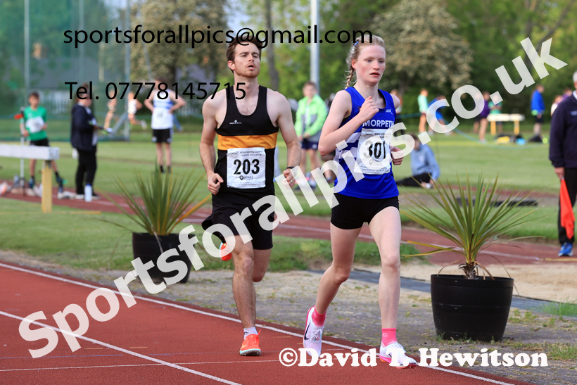 3000 metres, 2026 NEGP 2, Monkton Stadium, Wednesday, May 27th. Photo: David T. Hewitson/Sports for All Pics